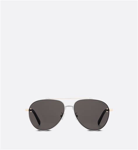 CD Diamond A1U Gray Pilot Sunglasses 